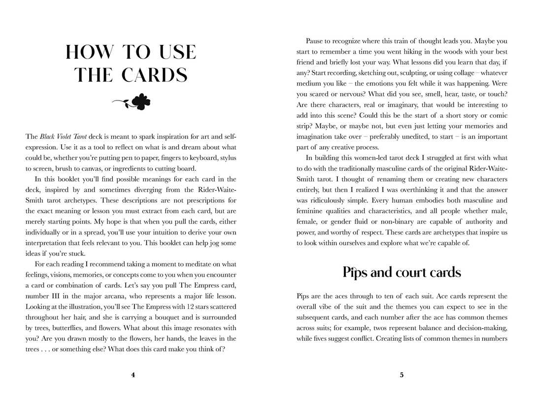 Black Violet Tarot by Heidi Phelps