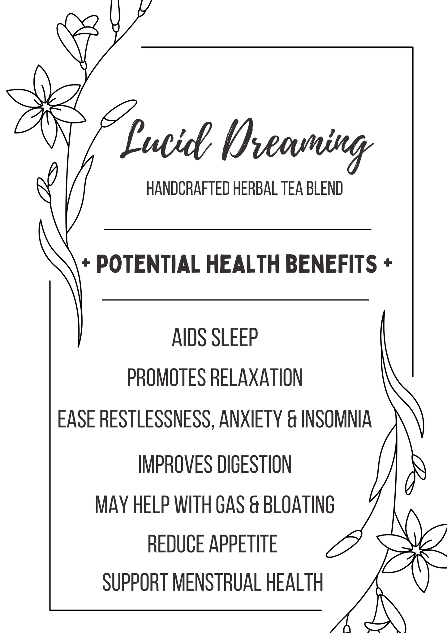Lucid Dreaming Herbal Tea Blend