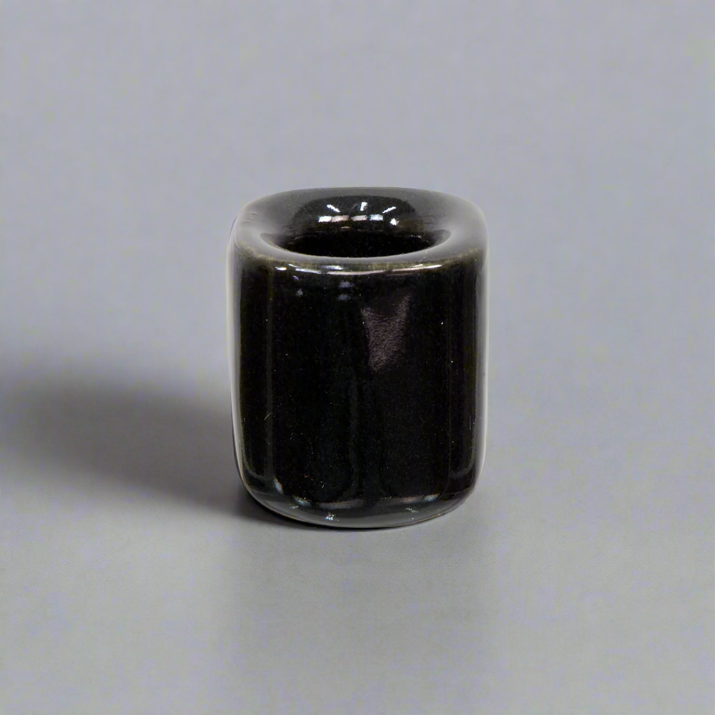 Black Ceramic Chime Candle Holder