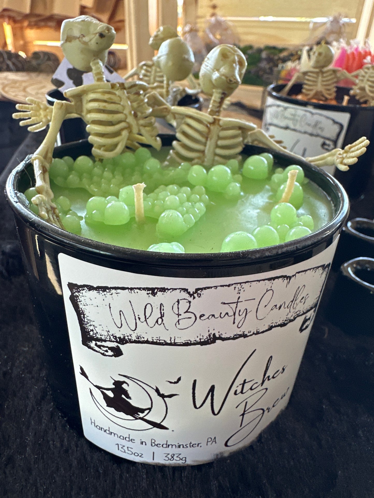 Large Skeleton Candles