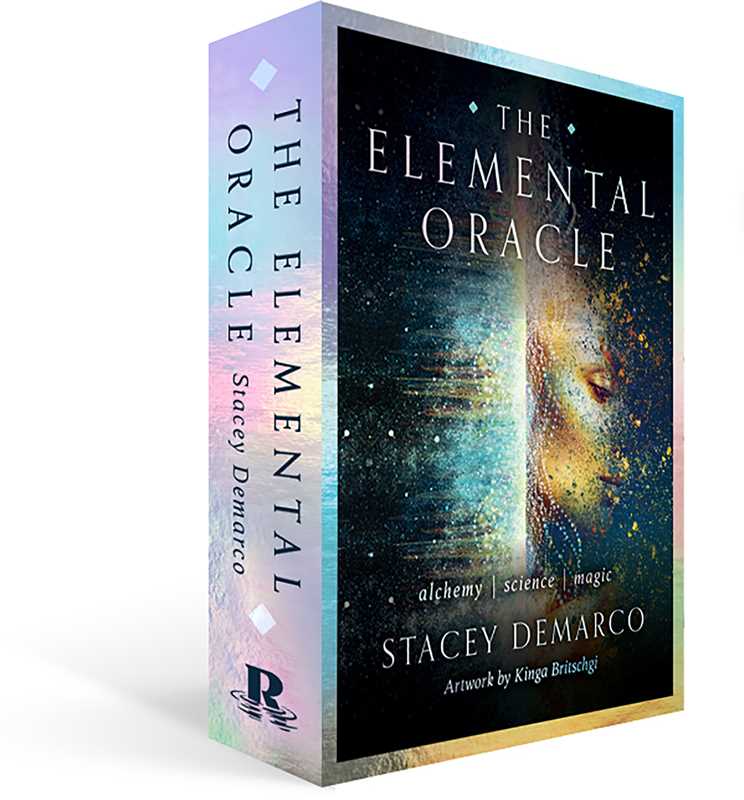 Boxed set of 'The Elemental Oracle' by Stacey DeMarco on a white background