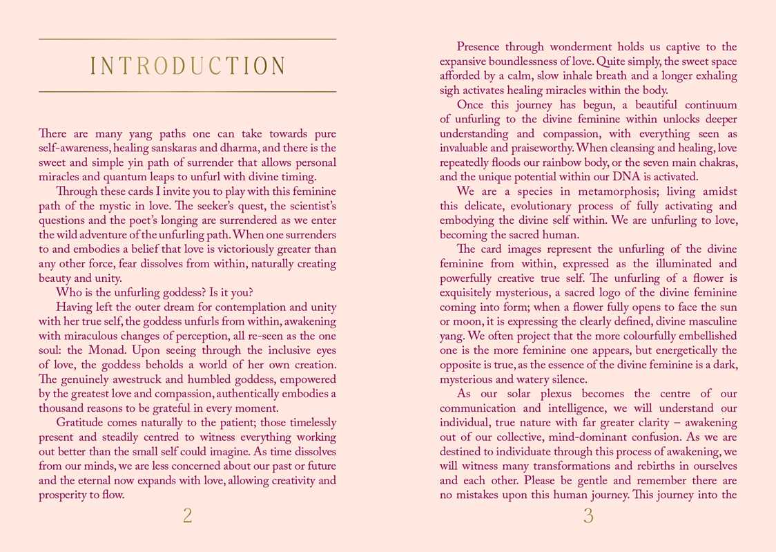 Unfurling Goddess Inspiration Cards by Akal Pritam