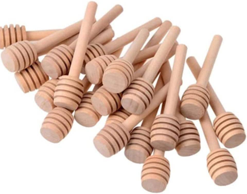 3-Inch Wooden Honey Wand