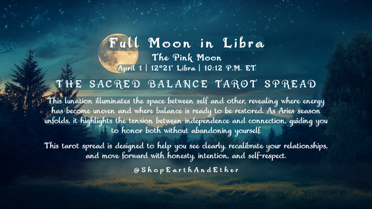 🌕 Libra Full Moon Tarot Spread | 12°21' Libra