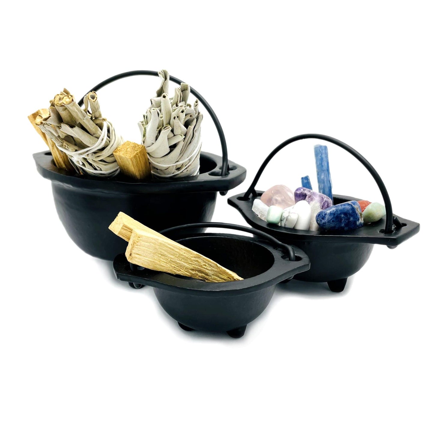 Black Cauldron with Handles