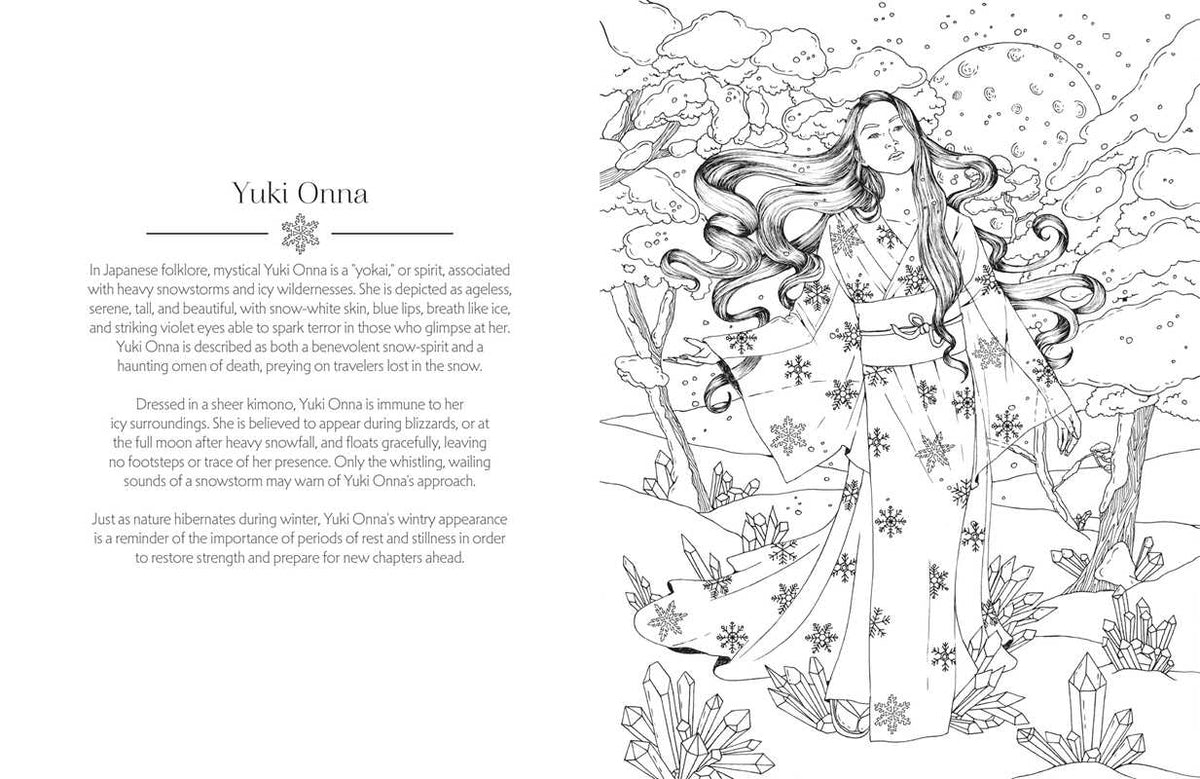 Goddess Coloring by Ana Jarén