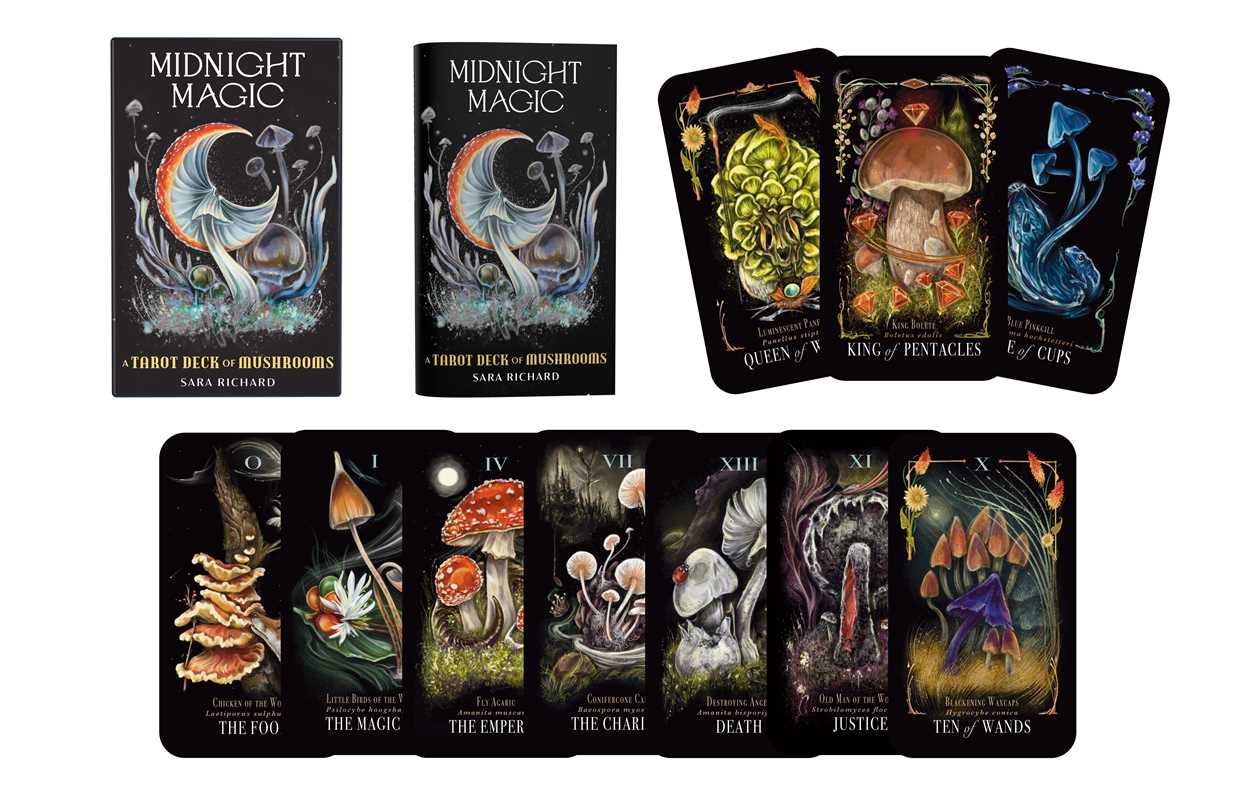 Midnight Magic Tarot Deck by Sara Richard