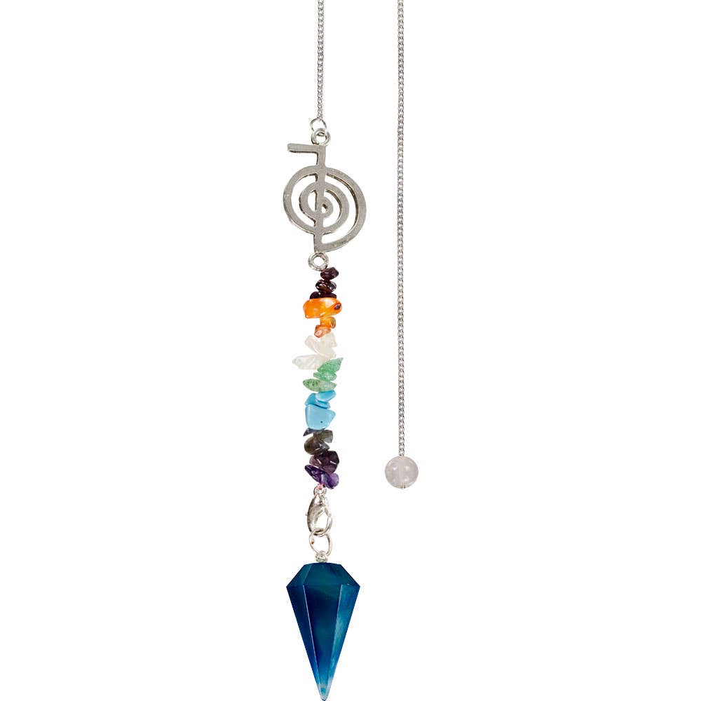Blue Onyx Chakra Reiki Pendulum