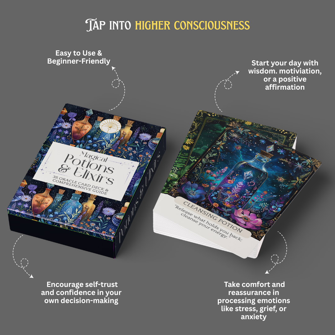Magical Potions & Elixirs Oracle Card Deck by Soul Sticks