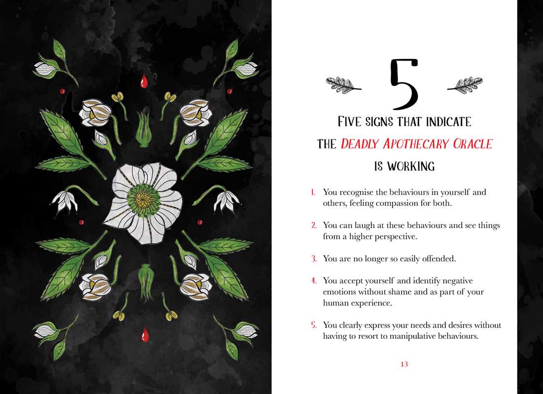 Deadly Apothecary Oracle Cards Guidebook