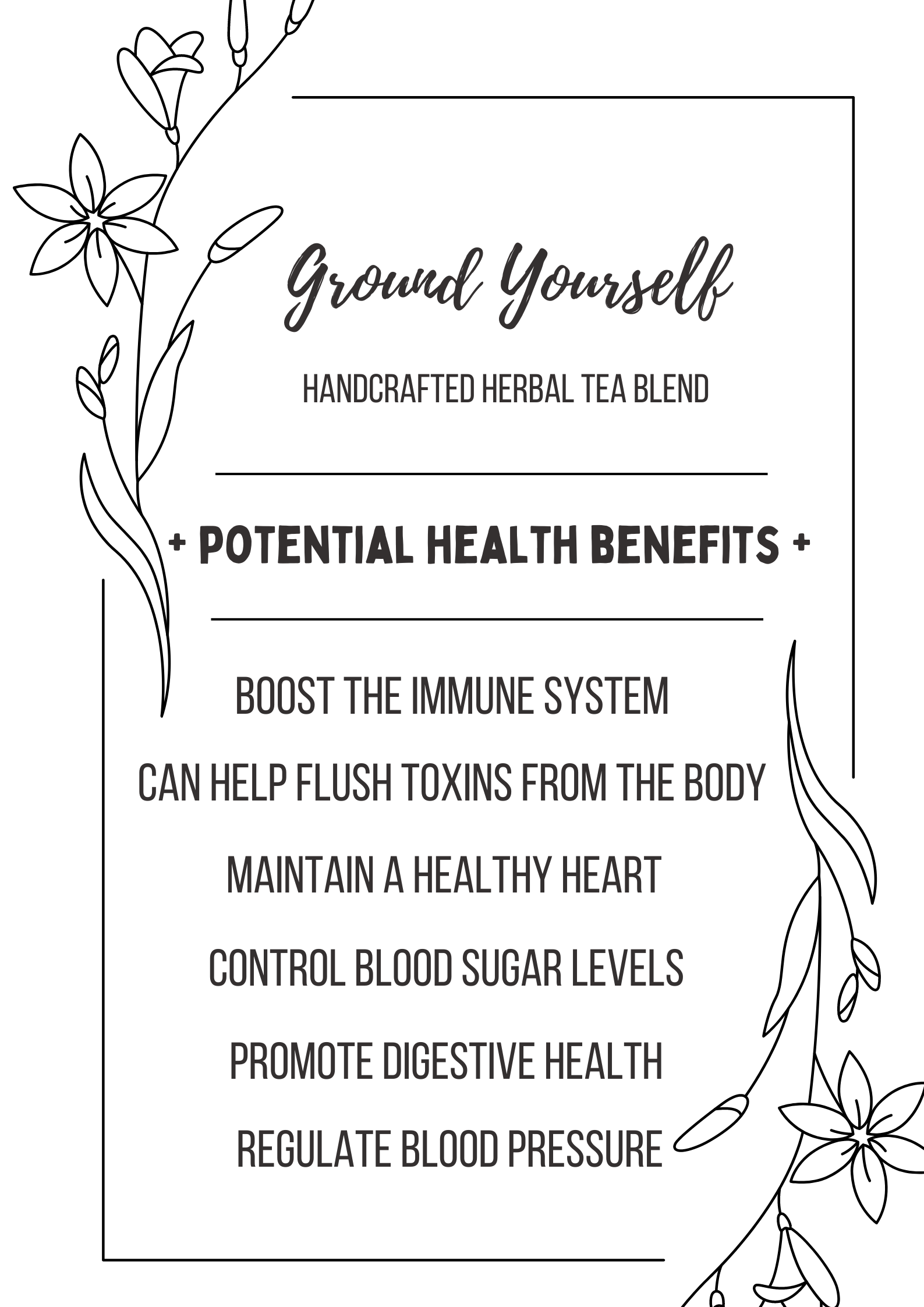Ground Yourself Herbal Tea Blend