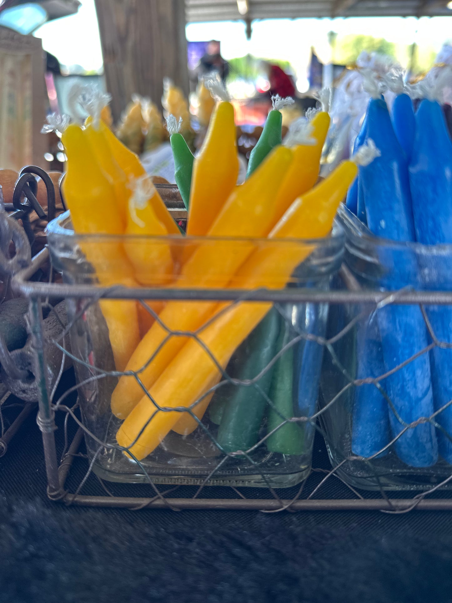 Beeswax Chime Candles - Single Color