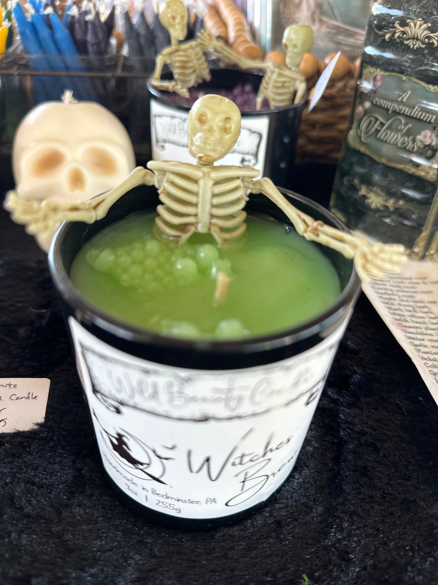 Small Skeleton Candles