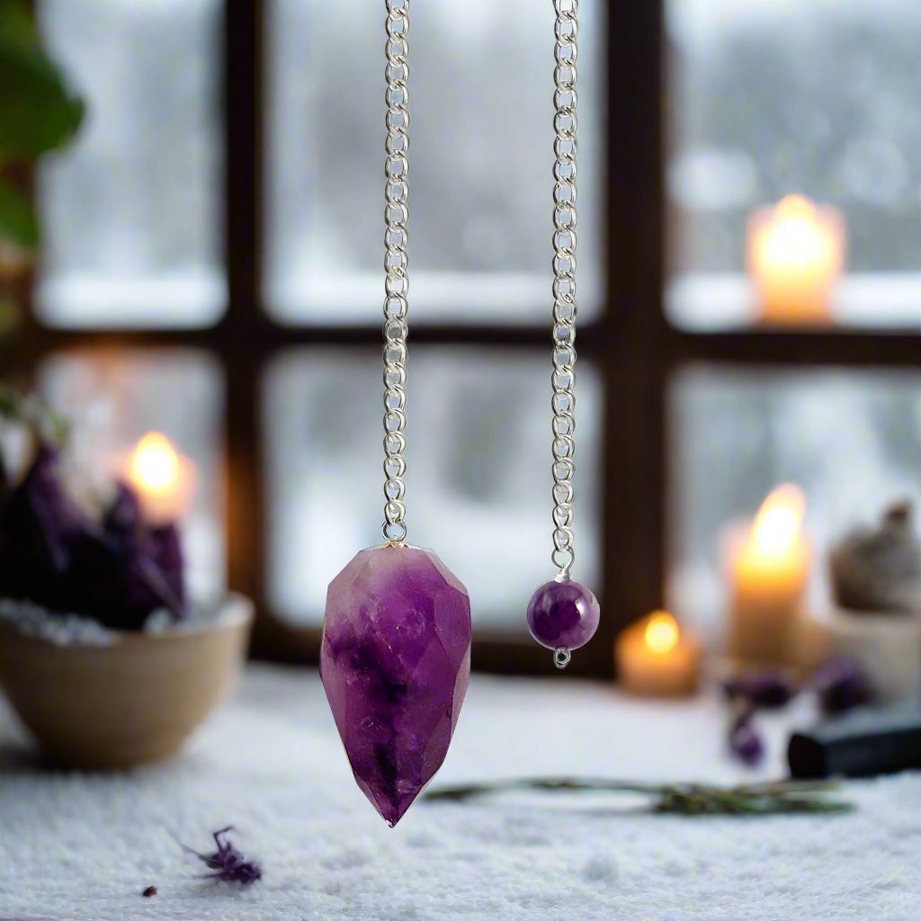 Amethyst Pendulum Light Diffuser