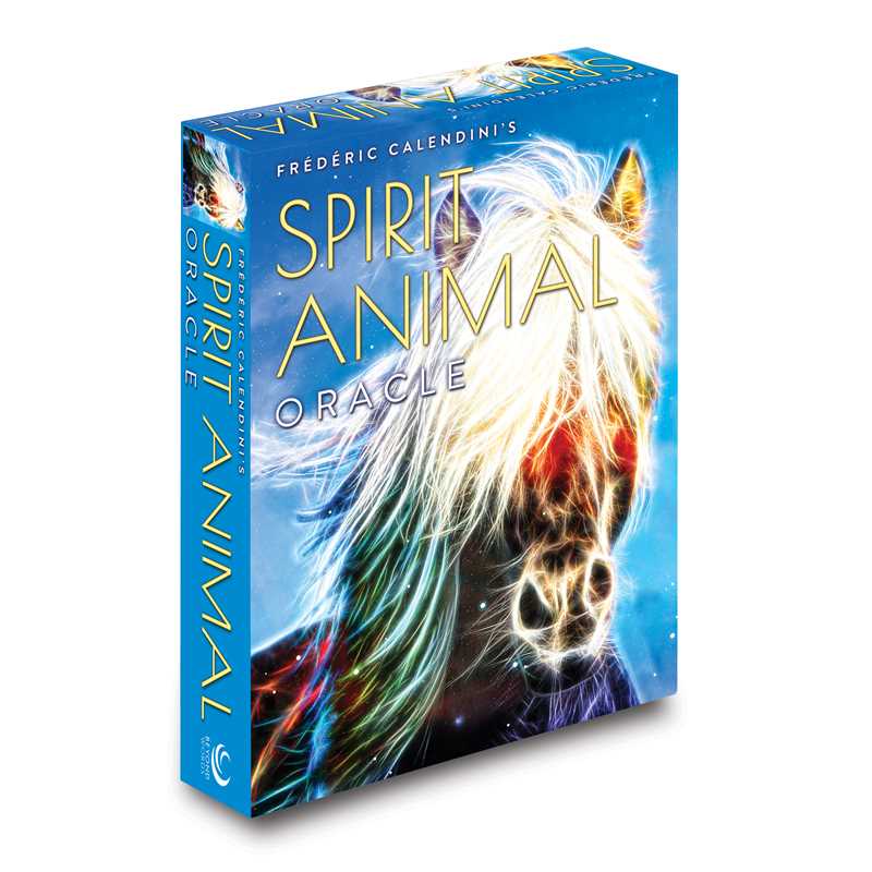 Box of Spirit Animal Oracle cards with a horse illustration on a white background