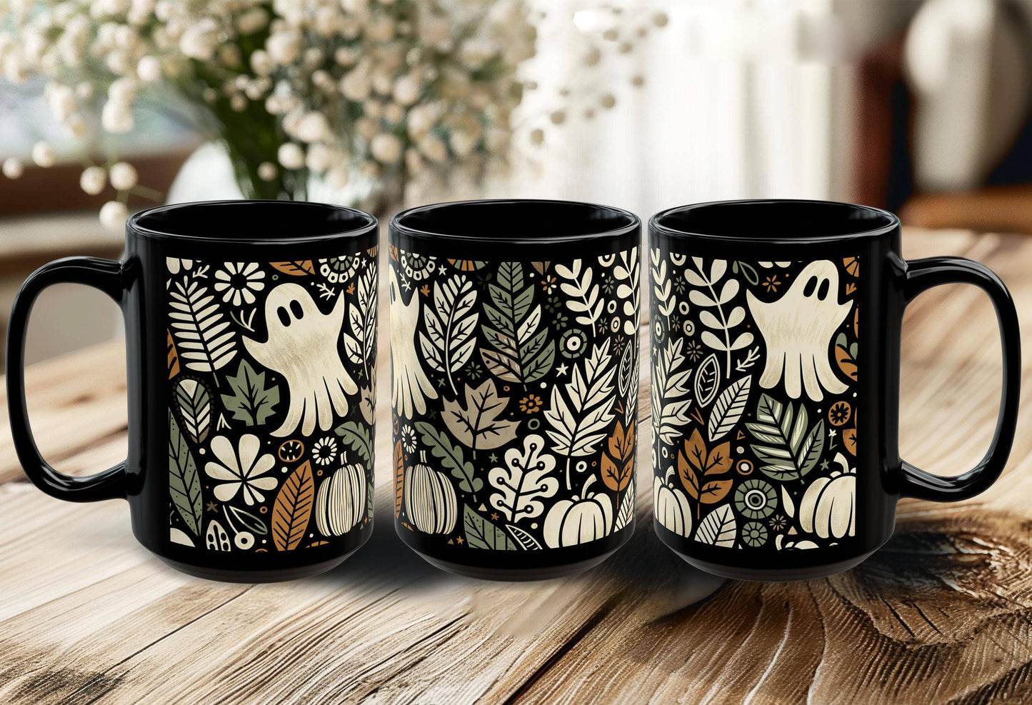 Ghosty Coffee Mug – Cute Spooky Halloween Cup 🎃👻