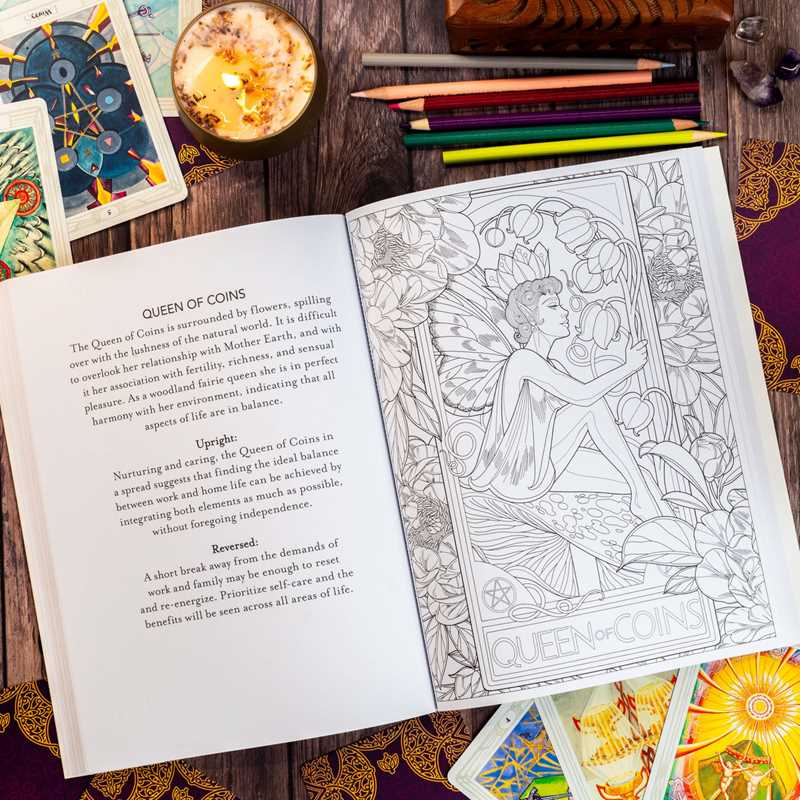 Tarot Coloring by Alexis E. Thomson
