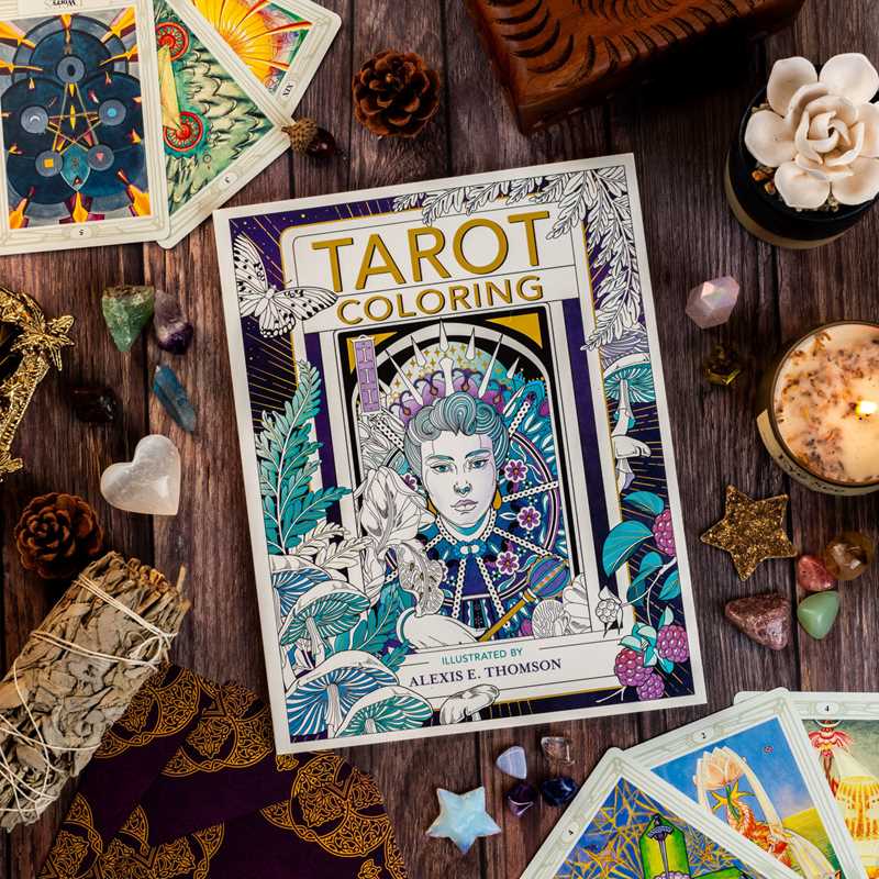 Tarot Coloring by Alexis E. Thomson