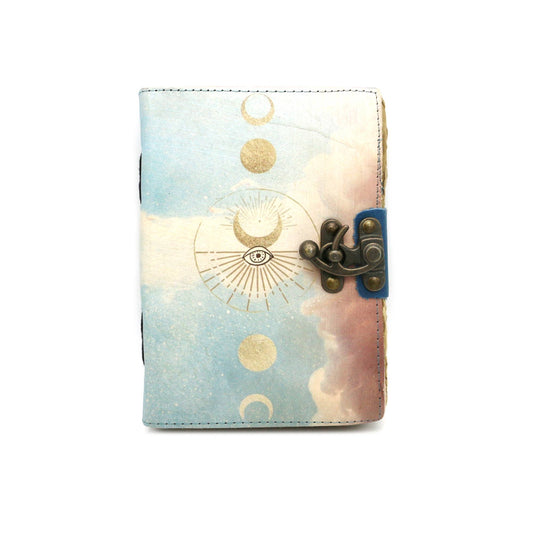 Celestial Gateway Blank Leather Journal (5 x 7 in.)